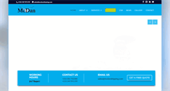 Desktop Screenshot of mcdanshipping.com