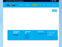Tablet Screenshot of mcdanshipping.com